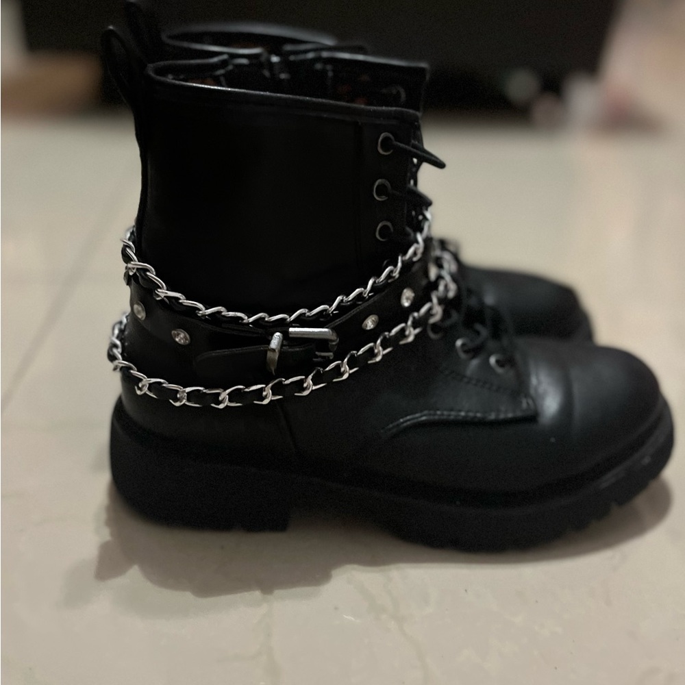 Black boots